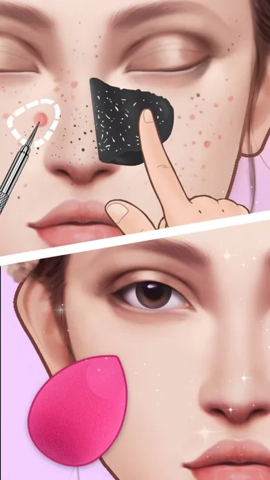 ภาพหน้าจอของ Makeup Salon - DIY Makeup game