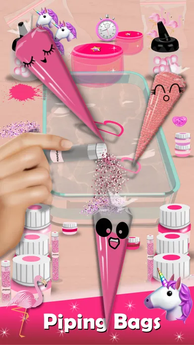 Capturas de tela do Piping Bags - Makeup Slime Mix