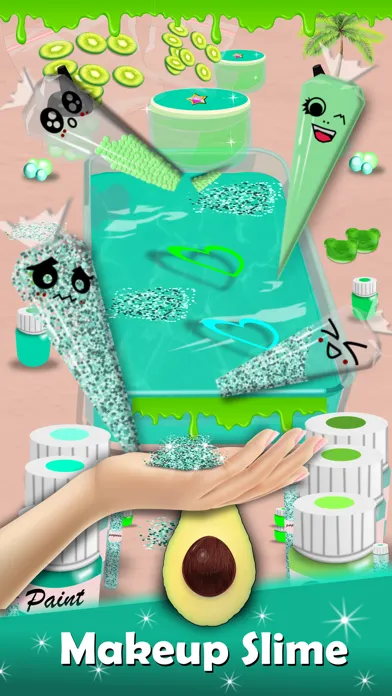 Capturas de tela do Piping Bags - Makeup Slime Mix