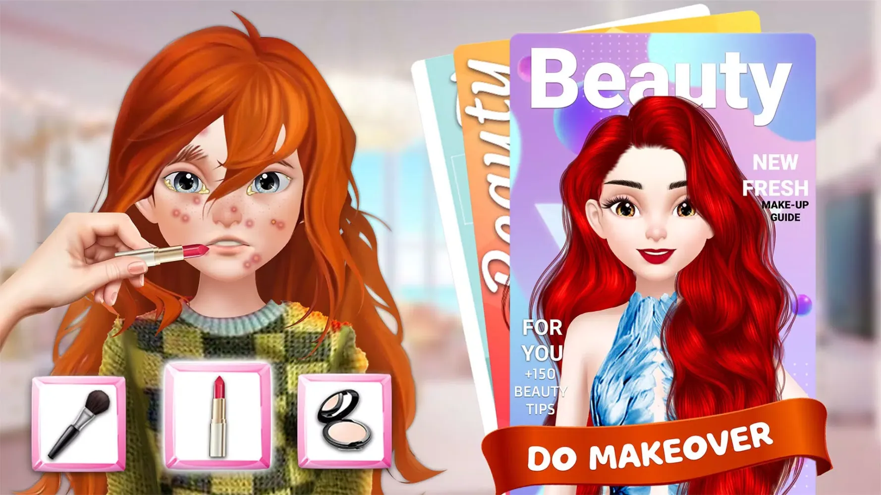 Fashion Dress Up & Makeup Game Screenshots