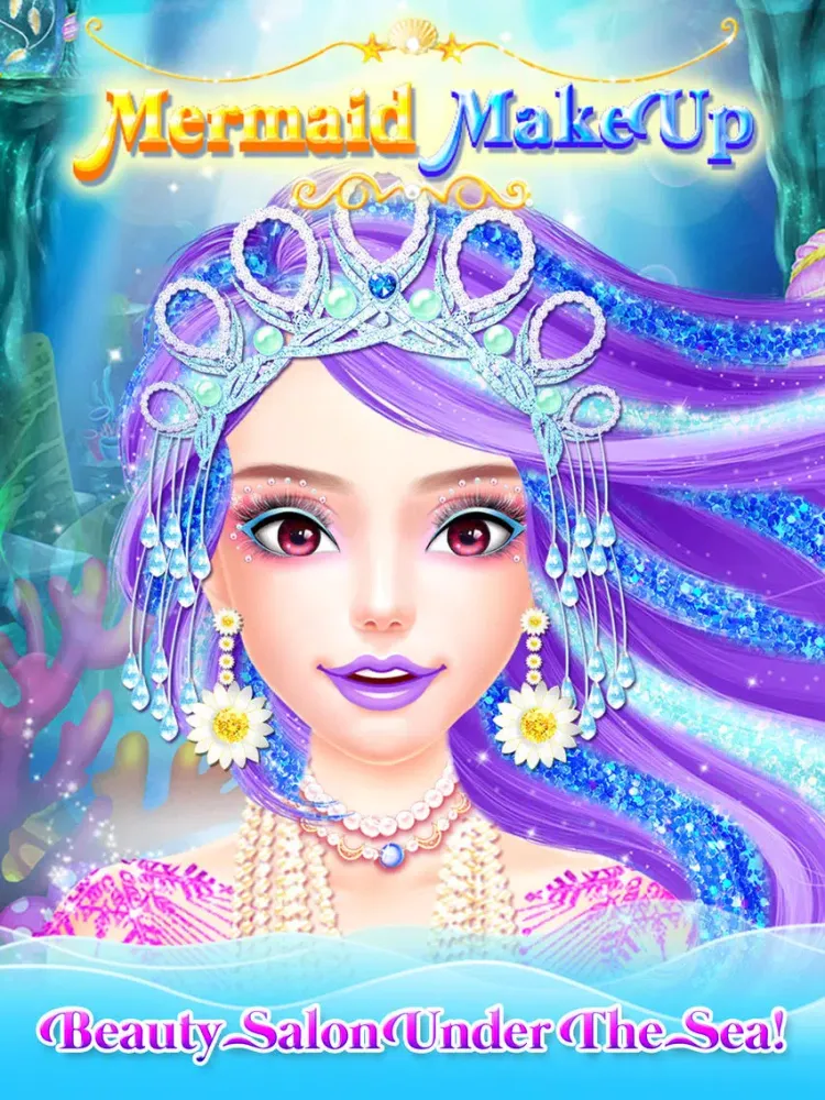 Mermaid Princess Makeup Makeover - Princess Games! iPad  Screenshots