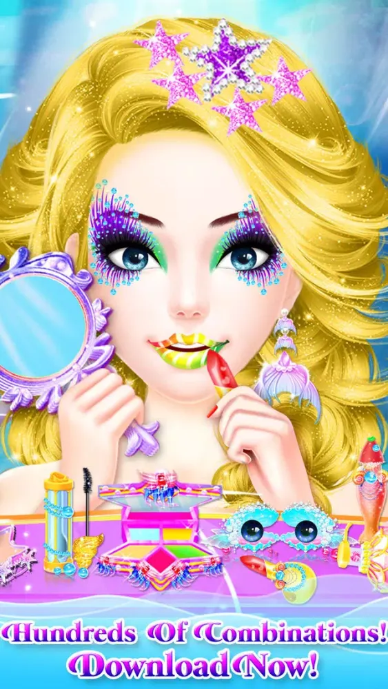 Mermaid Princess Makeup Makeover - Princess Games! Screenshots