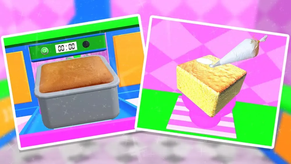 Zrzuty ekranu 3D Cake Maker & Girls Games