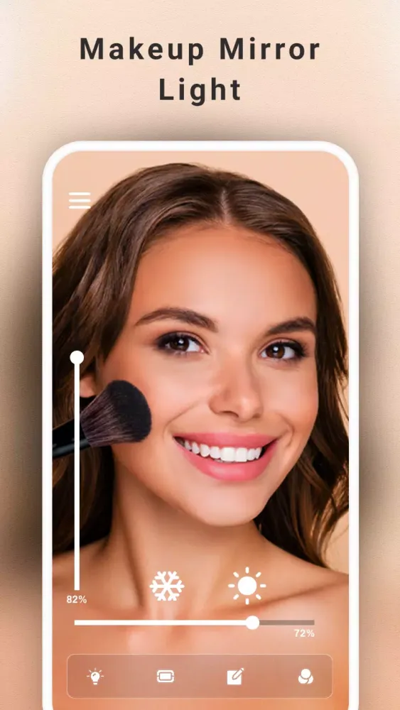 Screenshot di Makeup Mirror Light Up