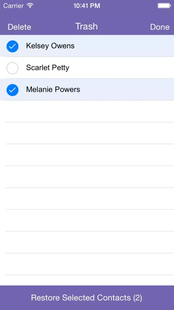 Contact Spring Cleaner - Delete/Restore multiple contacts and Manage your contacts efficiently স্ক্রিনশট