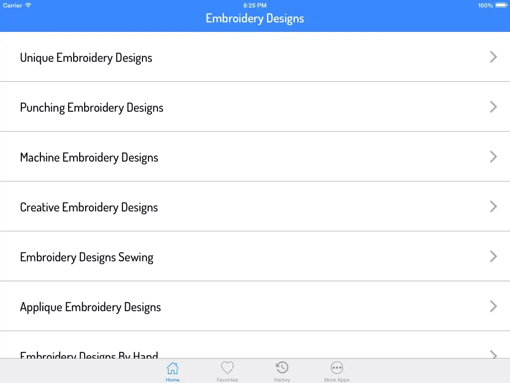 Tangkapan skrin Embroidery Design And Patterns iPad 