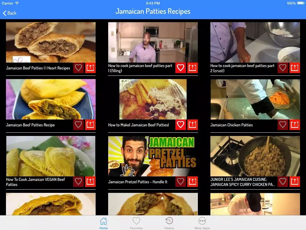 Jamaican Food Recipes - Jamaican Cuisine iPad  Screenshots