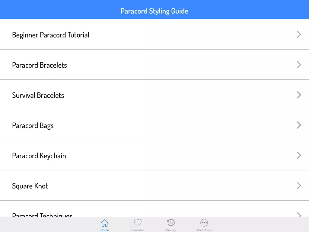 ภาพหน้าจอของ Paracord Styling Guide - Complete Video Guide iPad 