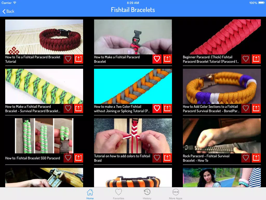 ภาพหน้าจอของ Paracord Styling Guide - Complete Video Guide iPad 