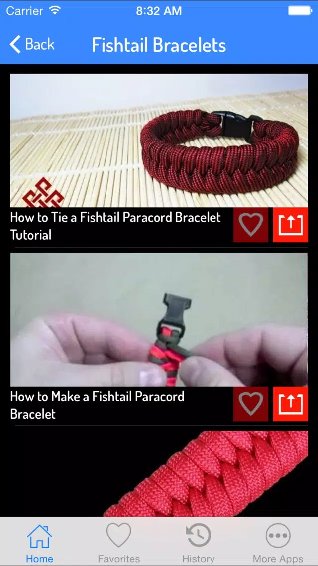 ภาพหน้าจอของ Paracord Styling Guide - Complete Video Guide