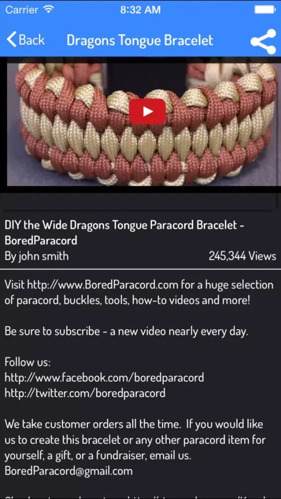 Paracord Styling Guide - Complete Video Guide Ekran Görüntüleri