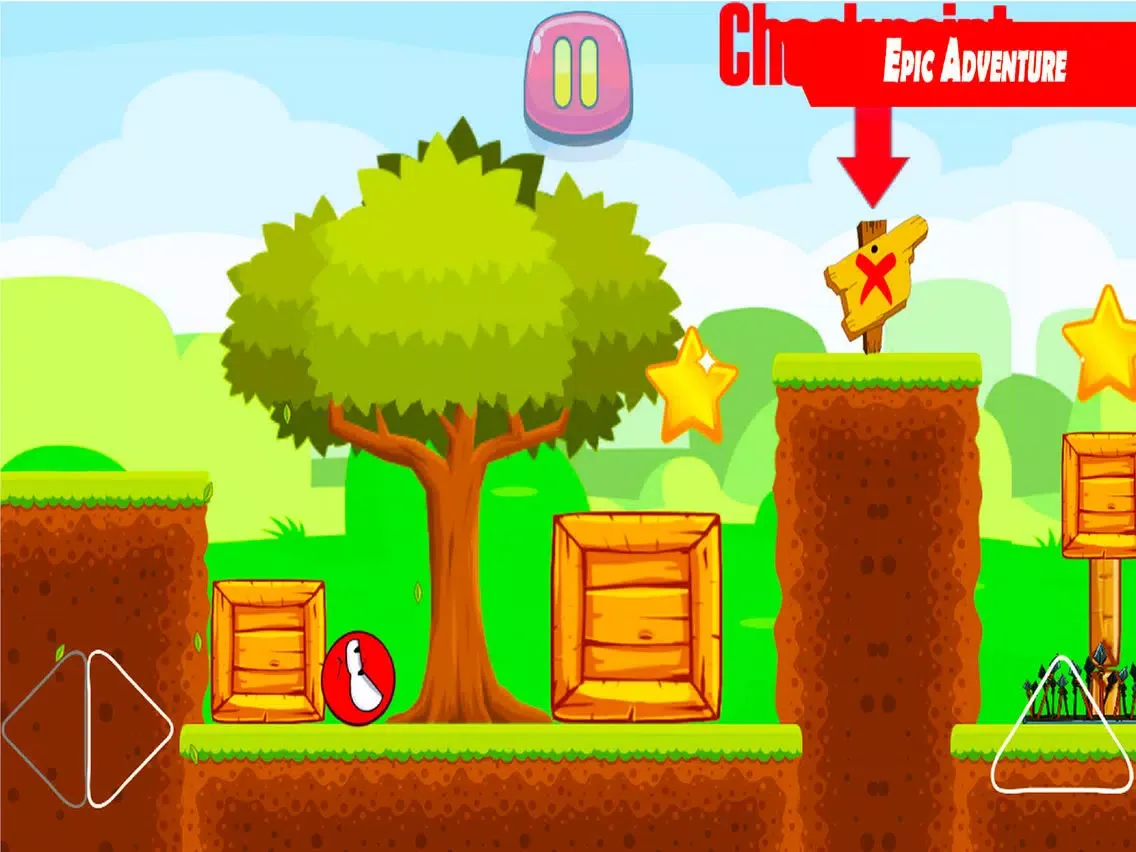 Angry Red Ball - 2k17 Edition iPad 应用截图