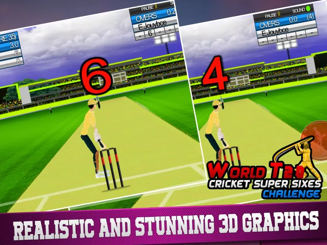 World T20: Cricket Super Sixes Challenge iPad  스크린샷