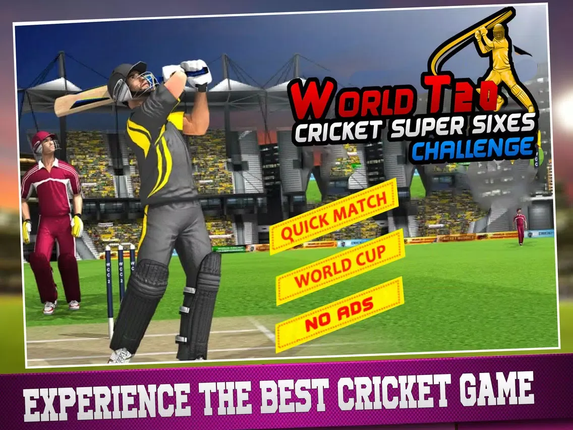 World T20: Cricket Super Sixes Challenge Game iPad  سکرین شاٹس