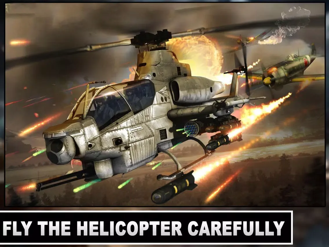 Capturas de pantalla de Modern Helicopter Battle 3D - Gunship Strike Sim iPad 