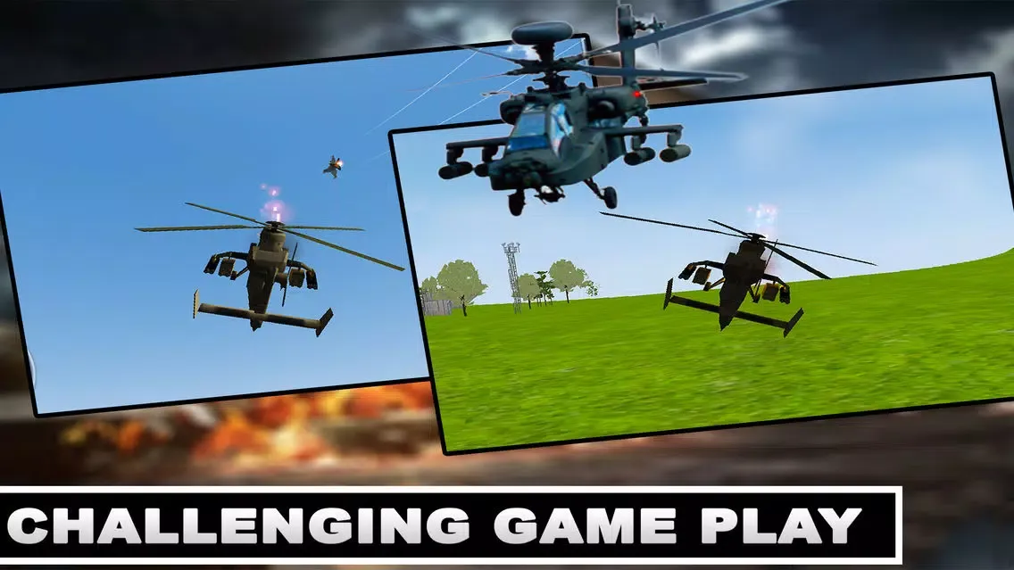 Capturas de pantalla de Modern Helicopter Battle 3D - Gunship Strike Sim