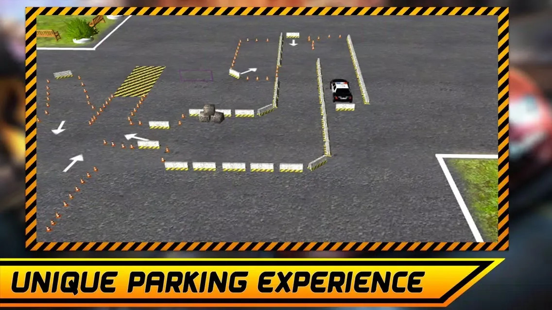 Real Police Car Parking Simulator 3D Game Screenshots