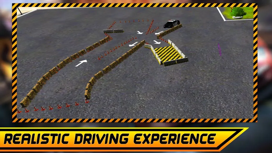 Real Police Car Parking Simulator 3D Game Screenshots