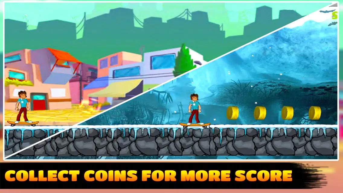Tangkapan layar Epic Skater Man Game