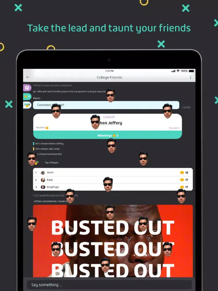 Stakes: Predict Sports iPad  Screenshots