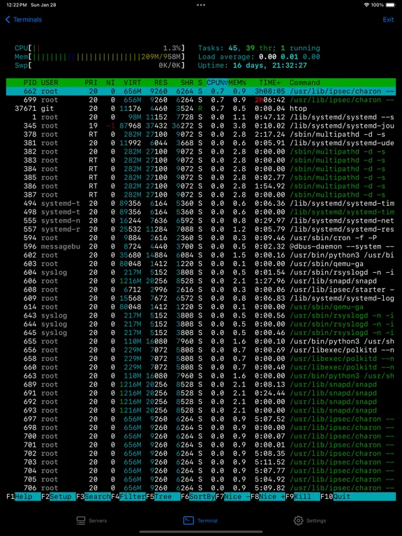 Terminal# iPad  স্ক্রিনশট