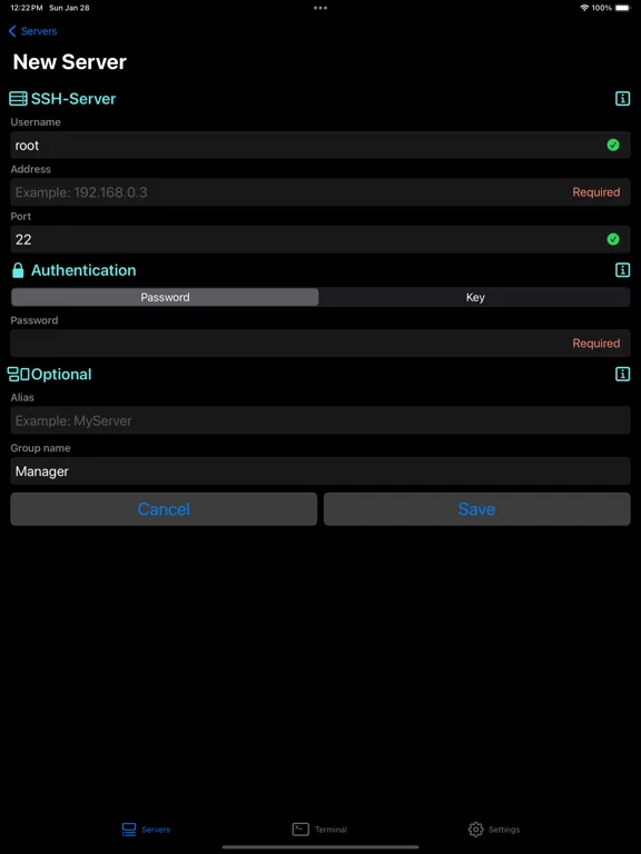 Terminal# iPad  স্ক্রিনশট