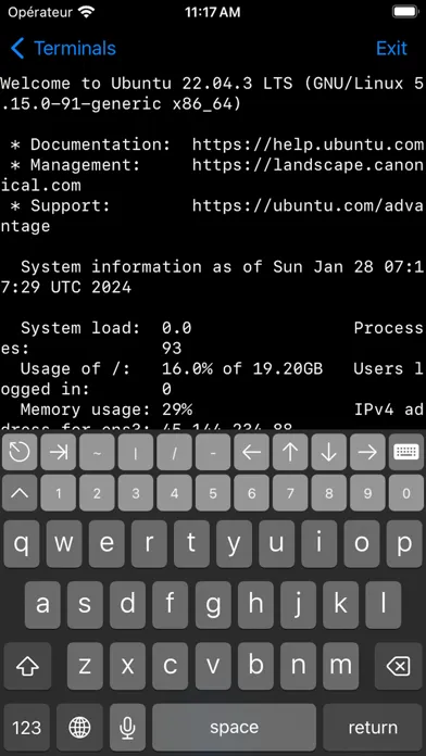 Terminal# স্ক্রিনশট