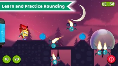Capturas de tela do Math Rescue School - Rounding