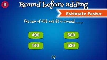 Capturas de tela do Math Rescue School - Rounding