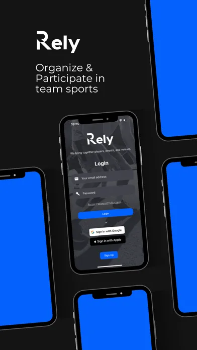 Rely: Organize Team Sports應用截圖