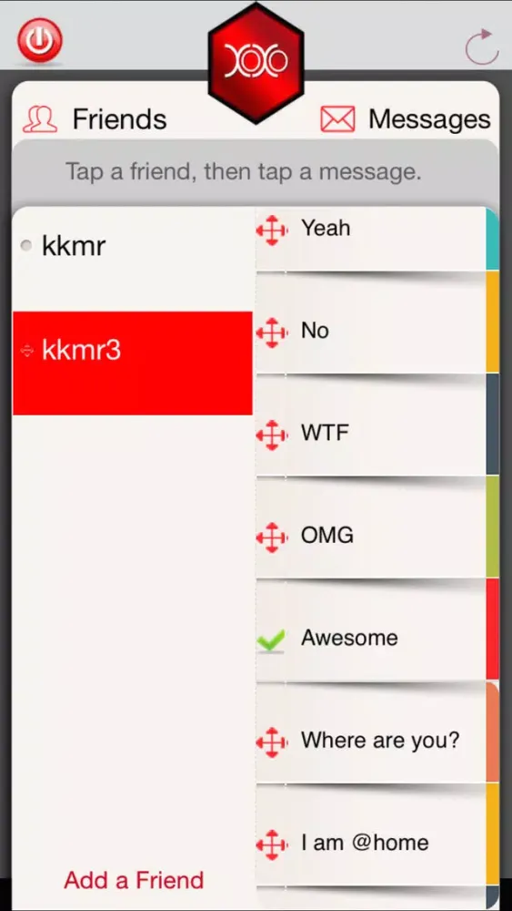 XOXO - Quick & Simple Messenger স্ক্রিনশট