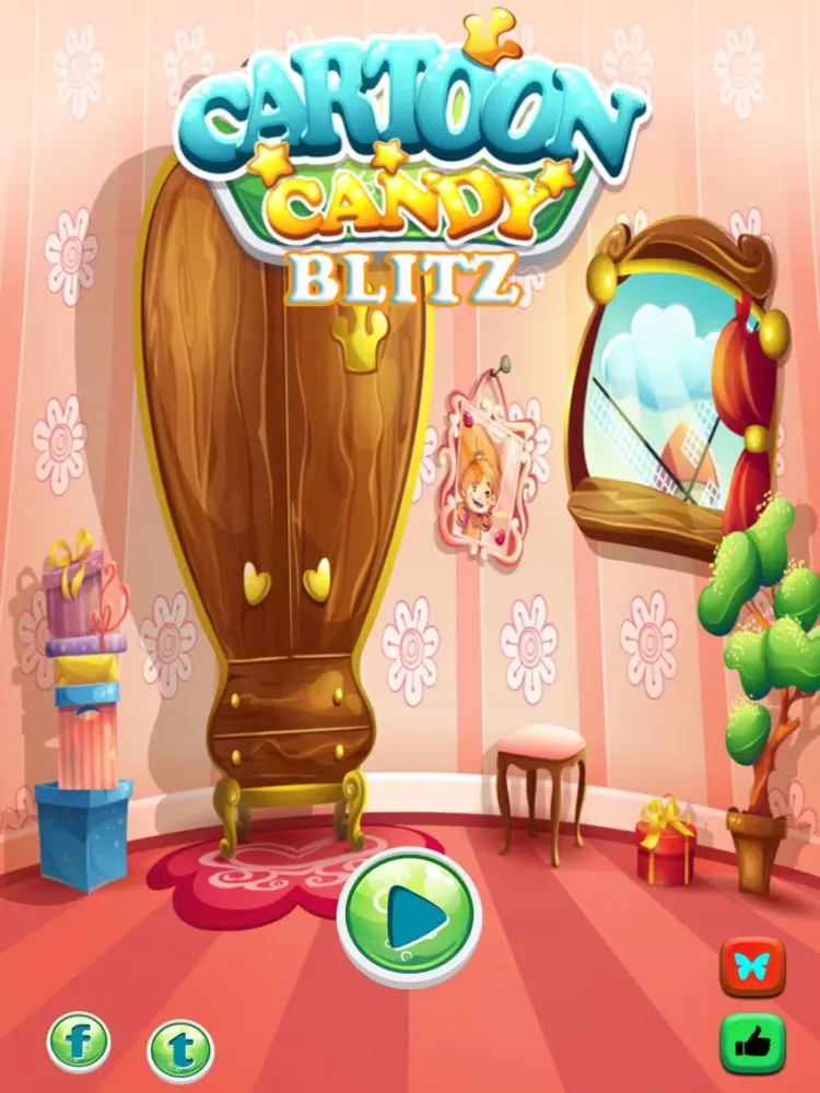 Cartoon Candy Blitz - Match Three Jelly Candies To Win iPad  Screenshots