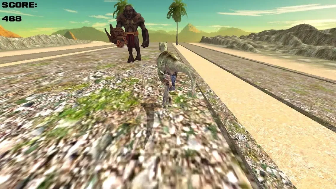 Zrzuty ekranu Dinosaur Run 3D - A Jurassic Dino Race Adventure Free Games