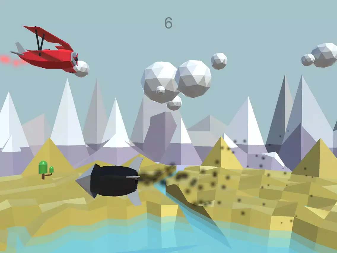 Dodgy Plane - Don't smash the rockets! 3D iPad  스크린샷