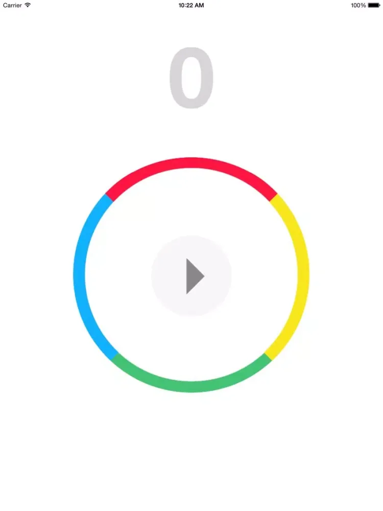 ภาพหน้าจอของ Impossible Color Wheel Crush - Match the line to the circle color iPad 