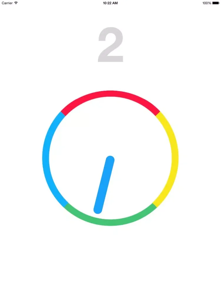 ภาพหน้าจอของ Impossible Color Wheel Crush - Match the line to the circle color iPad 