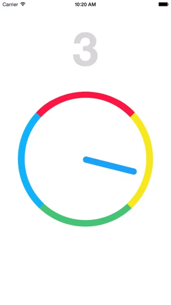 ภาพหน้าจอของ Impossible Color Wheel Crush - Match the line to the circle color