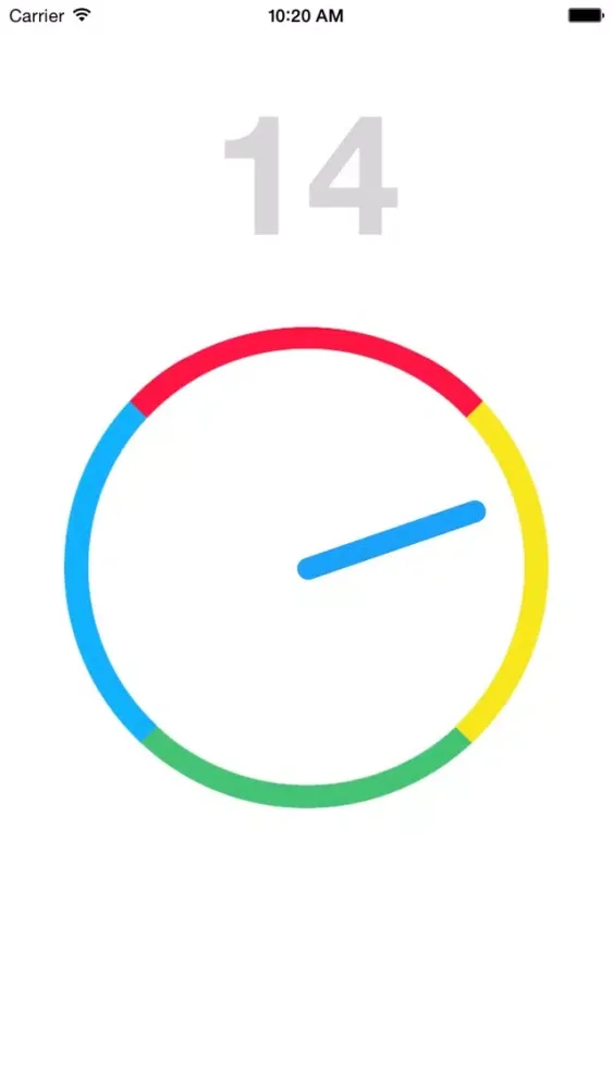 ภาพหน้าจอของ Impossible Color Wheel Crush - Match the line to the circle color