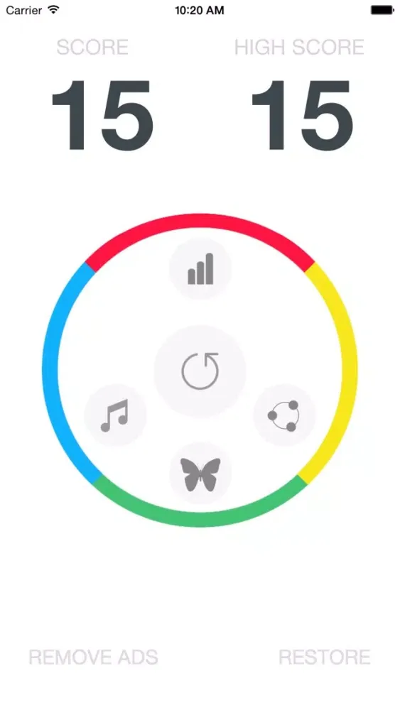 ภาพหน้าจอของ Impossible Color Wheel Crush - Match the line to the circle color