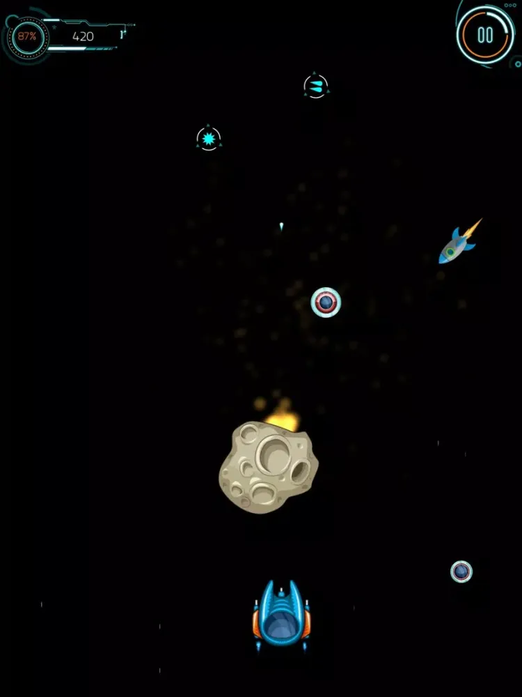 صور Outer Space Invaders - Asteroids, Stars, And Space Rocket Wars iPad 