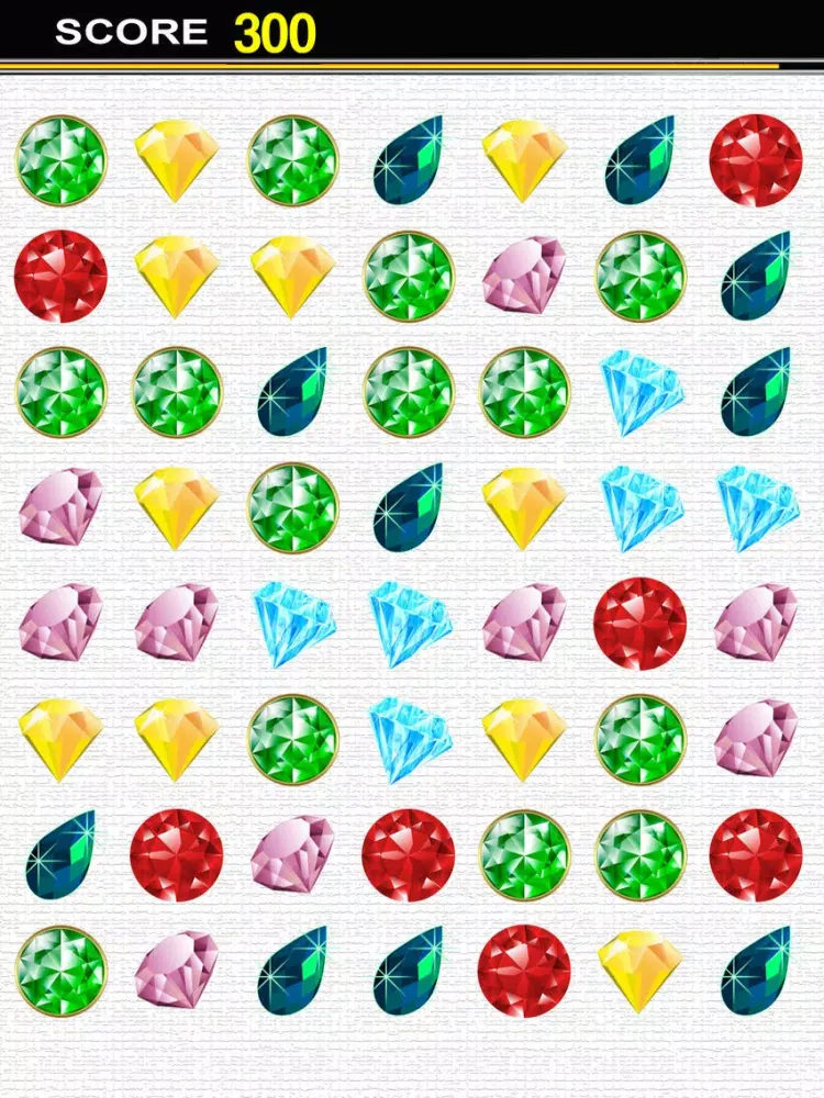 Jewel Blitz Frenzy - match three to crush the gems iPad 應用截圖