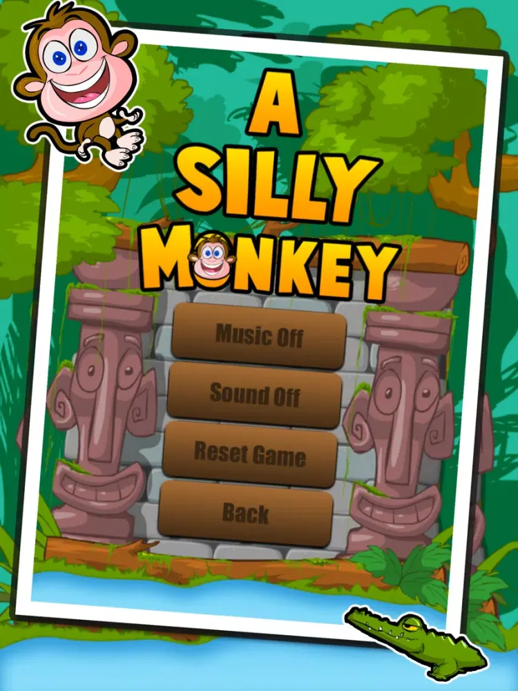 Zrzuty ekranu A Silly Monkey - cut the vines and swing from rope to rope to land on the island! iPad 