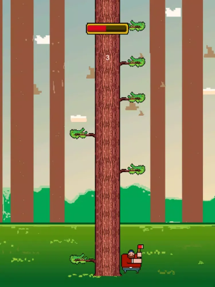Timber Logger Man Arcade - Chop the Tree iPad  Screenshots