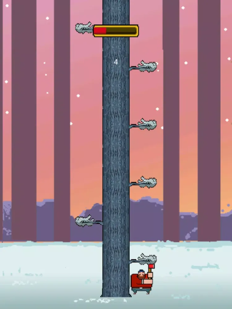 Timber Logger Man Arcade - Chop the Tree iPad  Screenshots