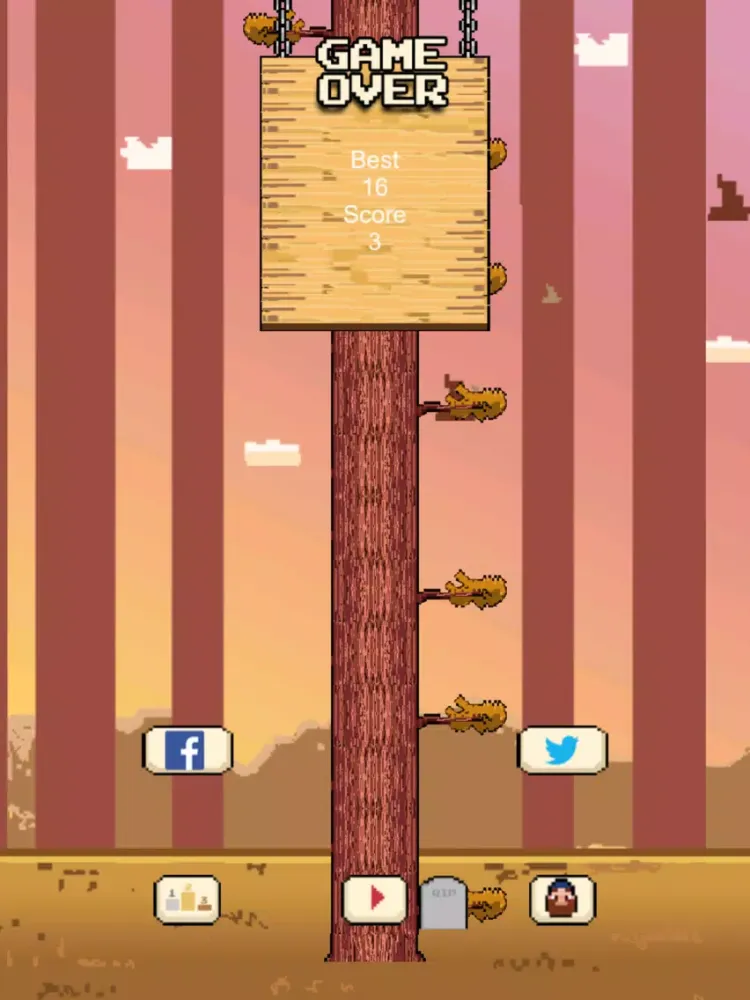 Timber Logger Man Arcade - Chop the Tree iPad  Screenshots