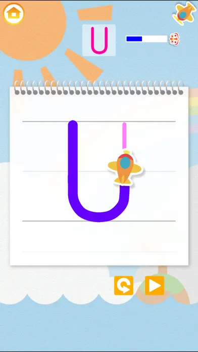 ภาพหน้าจอของ Trace ABC! Practice alphabet