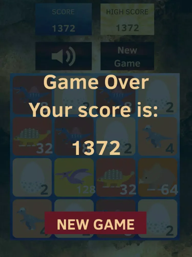 Dinosaur2048 iPad  سکرین شاٹس