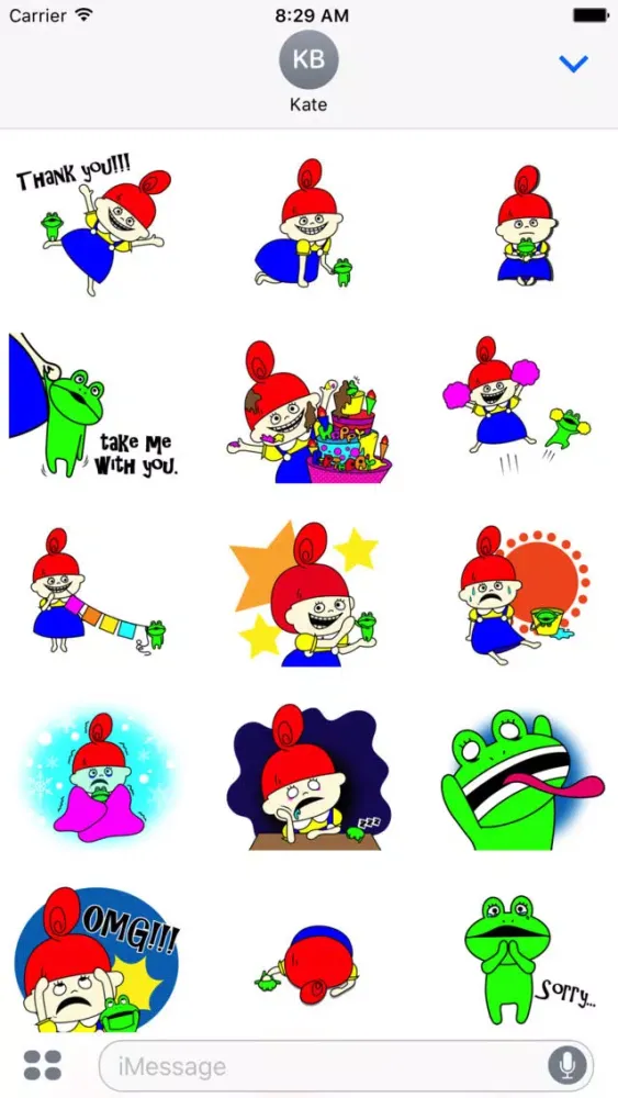 Tangkapan layar A frog and a girl