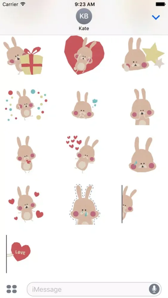 Cute Paper Cutout Rabbit Ekran Görüntüleri