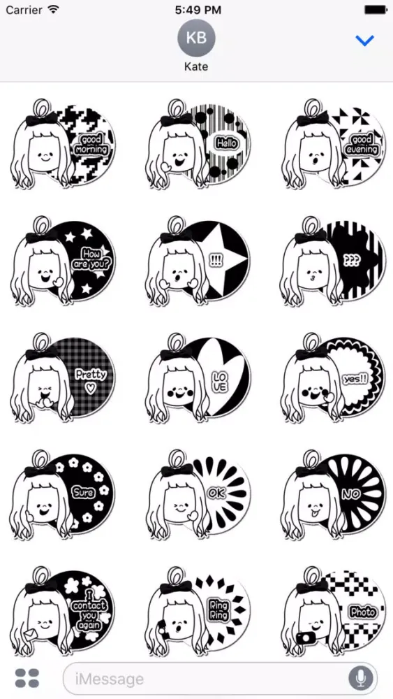 Girl of the monotone應用截圖
